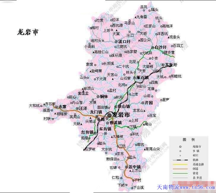 東莞到龍巖市地圖 m.cqliyang.com